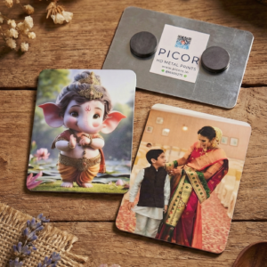 Custom Metal Photo Fridge Magnet HD Quality 499( 4 Magnets) free delivery