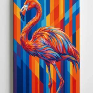 Flamingo Canvas Wall Art Print