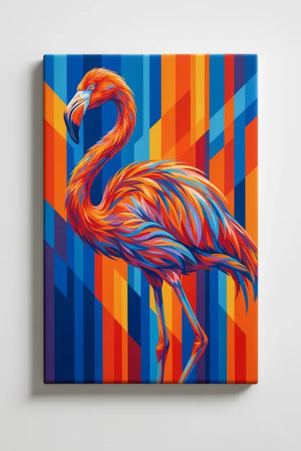 Flamingo Canvas Wall Art Print