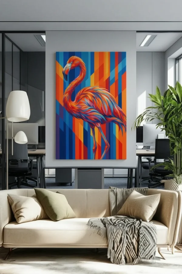 Flamingo Bird Canvas Artwork