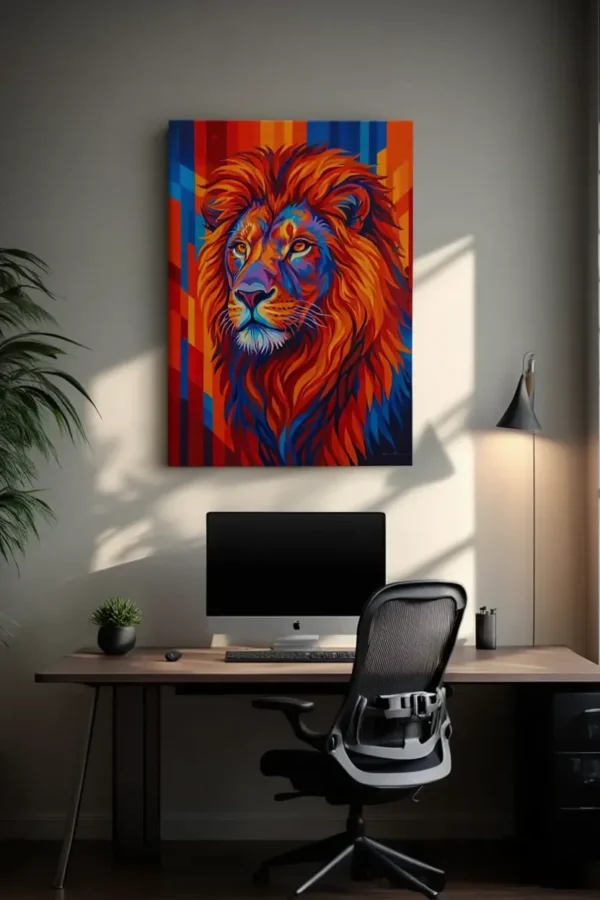 Lion Wall Art Canvas