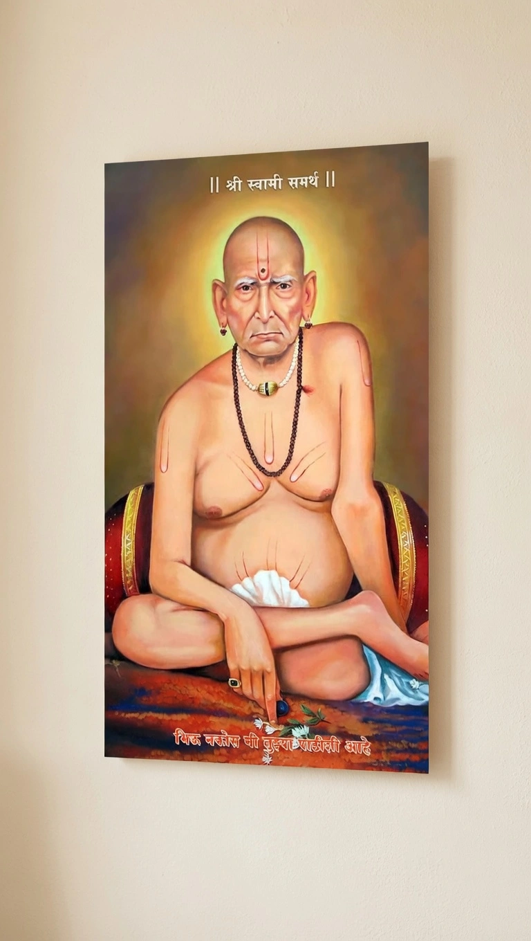 Swami Samarth Photo HD Metal Print