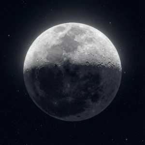 4K Moon Metal Print Wall Art – Lunar Surface, Space & Astronomy Modern Home Décor