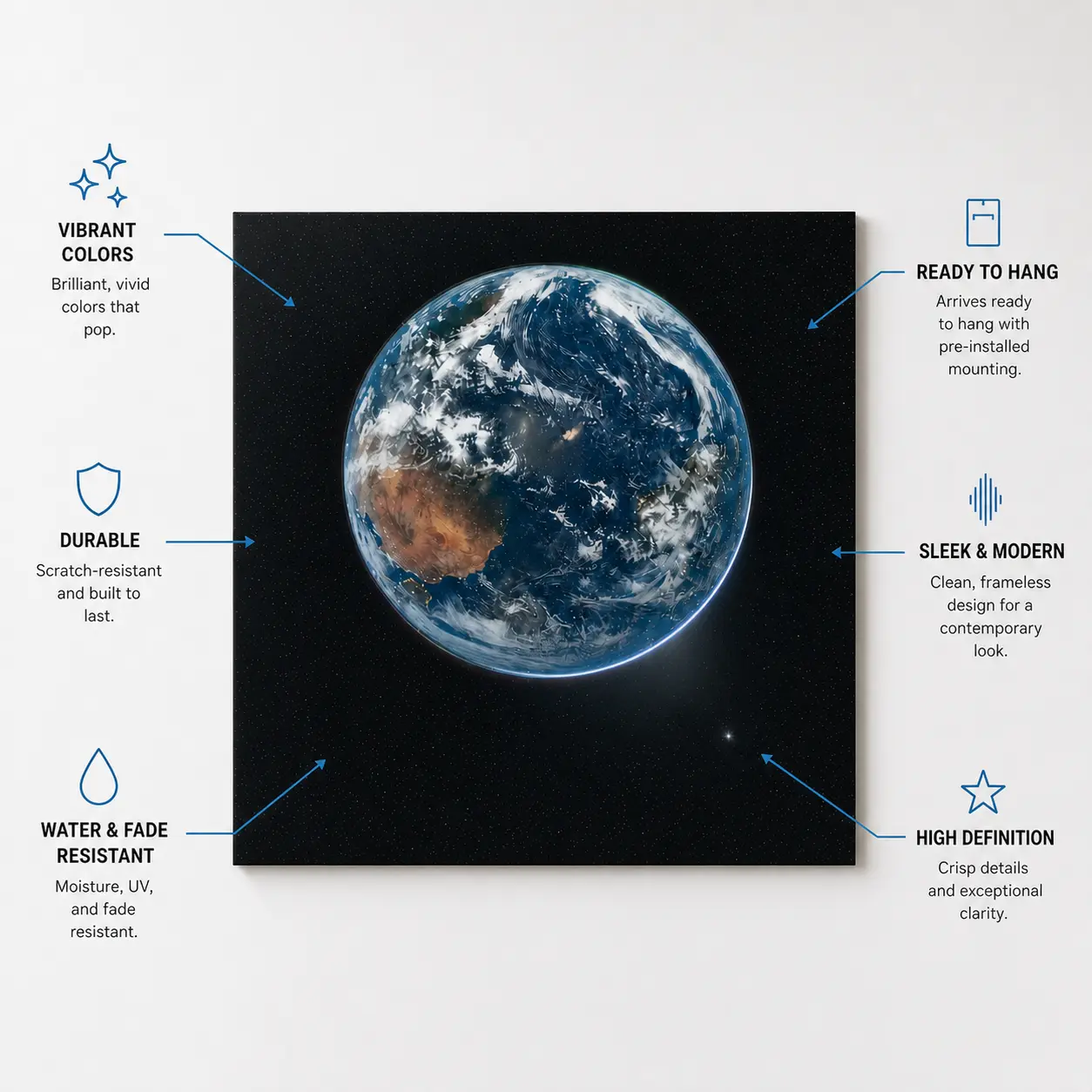 Features of metal print