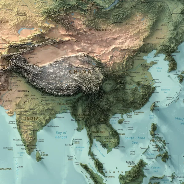 World Map detailed