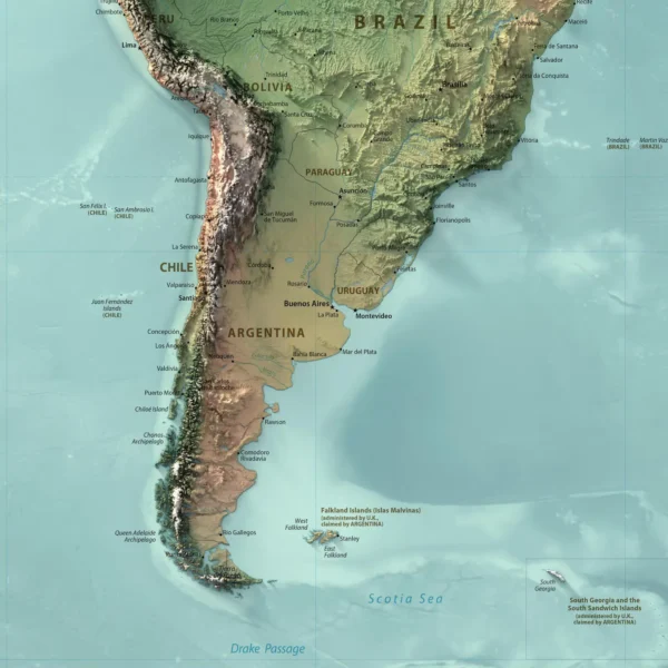 World Map detailed
